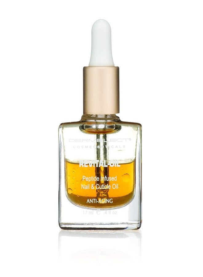 Dermelect Revital-oil Nail & Cuticle Treatment- Nourishing Oil for Dry Damaged Cuticles with Protein Peptides Argan Oil Shea Butter, Moisturizes, Soothes, Strengthens Repairs Cuticles & Nails 0.4 oz - Image 3